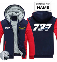 Thumbnail for Super Boeing 737 Designed Zipped Sweatshirts