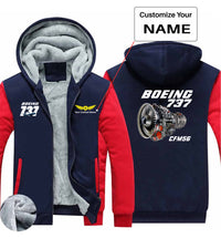 Thumbnail for Boeing 737 Engine & CFM56 Designed Zipped Sweatshirts