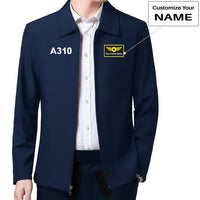Thumbnail for A310 Flat Text Designed Stylish Coats