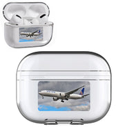 Thumbnail for United Airways Boeing 777 Designed Transparent Earphone AirPods 