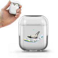 Thumbnail for Antonov An-225 & Buran Designed Transparent Earphone AirPods Cases