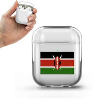 Thumbnail for Kenya Flag Designed Transparent Earphone AirPods Cases