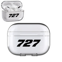 Thumbnail for 727 Flat Text Designed Transparent Earphone AirPods 