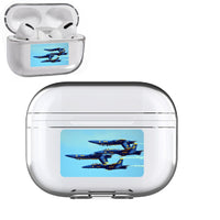 Thumbnail for US Navy Blue Angels Designed Transparent Earphone AirPods 