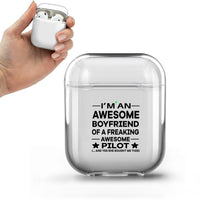 Thumbnail for I am an Awesome Boyfriend Designed Transparent Earphone AirPods Cases