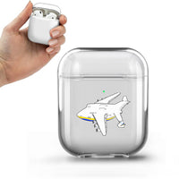 Thumbnail for Antonov AN-225 Mriya Designed Transparent Earphone AirPods Cases