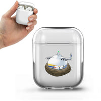 Thumbnail for Antonov 225 Nesting Designed Transparent Earphone AirPods Cases