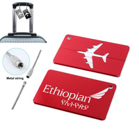 Thumbnail for Ethiopian Airlines Designed Aluminum Luggage Tags