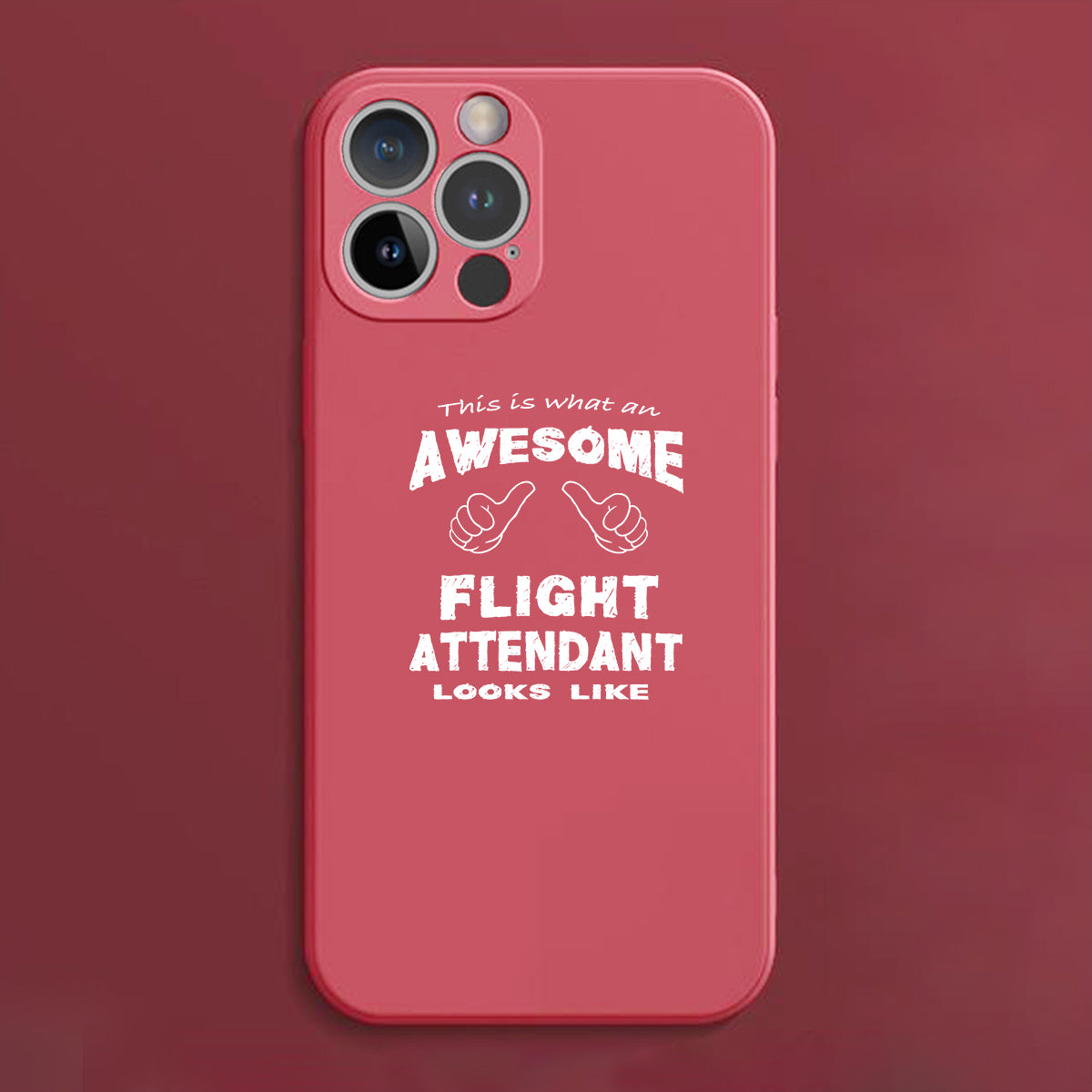 Flight Attendant Designed Soft Silicone iPhone Cases