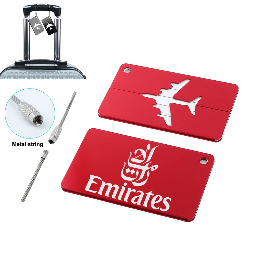 Emirates Airlines Designed Aluminum Luggage Tags