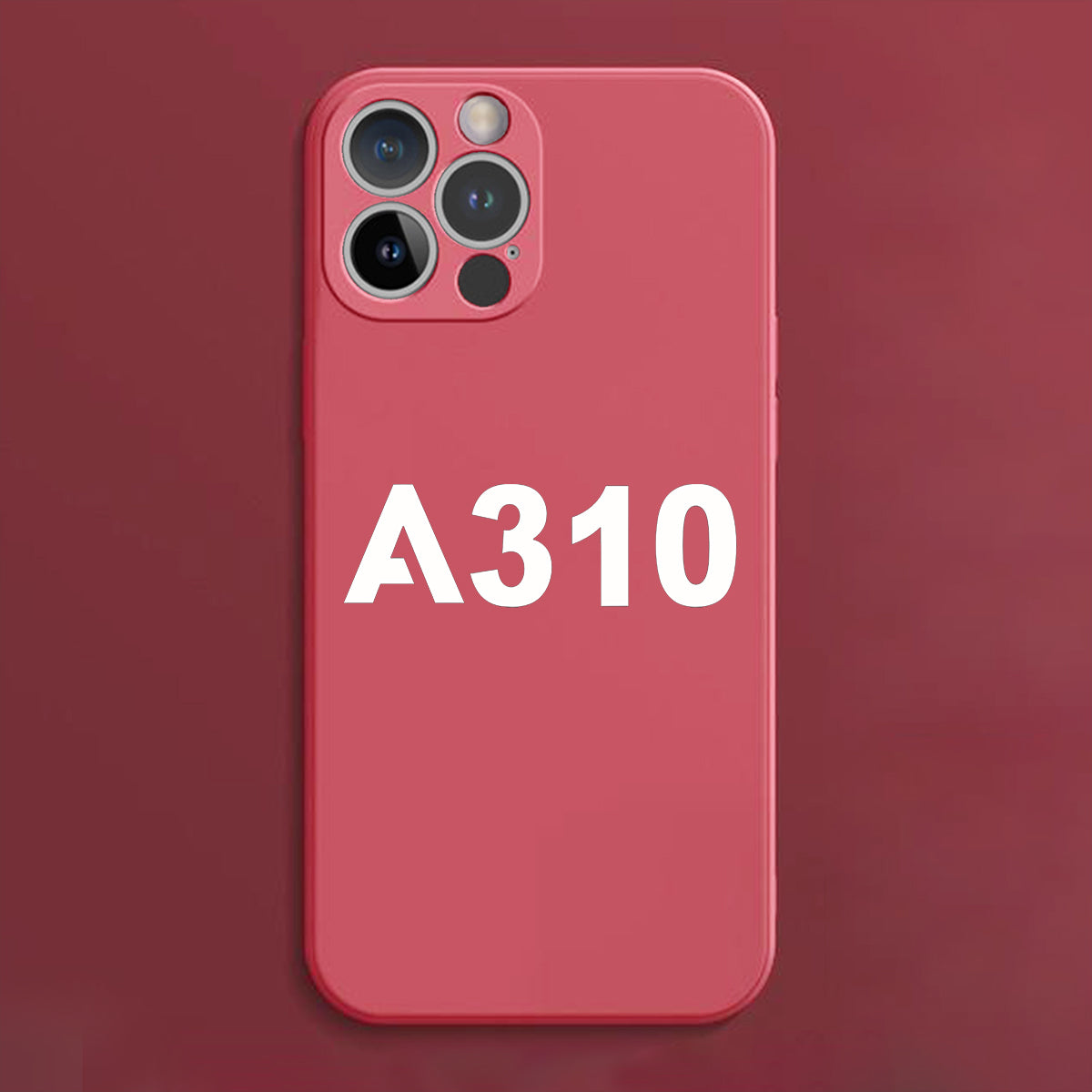 A310 Flat Text Designed Soft Silicone iPhone Cases