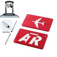 Thumbnail for ATR & Text Designed Aluminum Luggage Tags