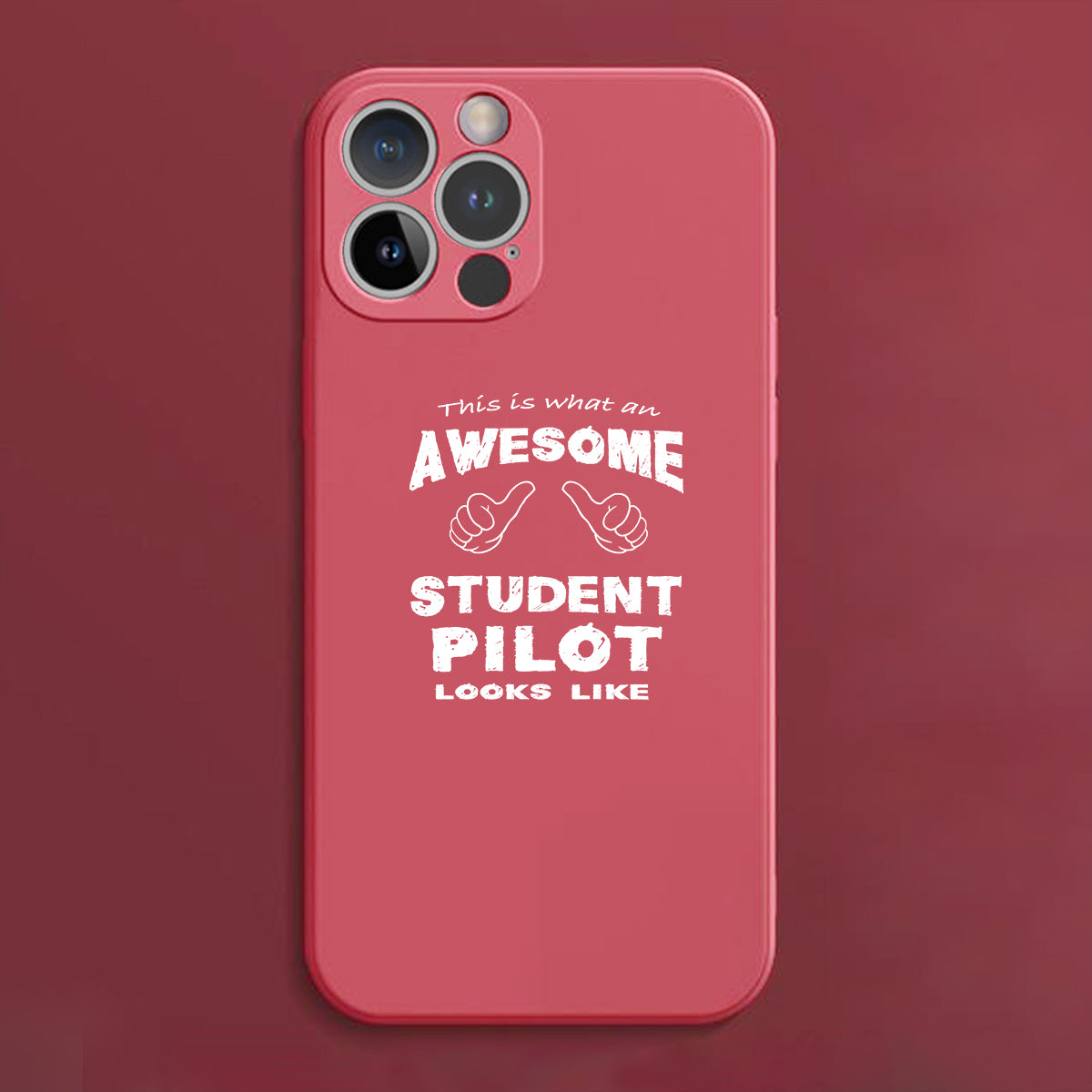Student Pilot Designed Soft Silicone iPhone Cases