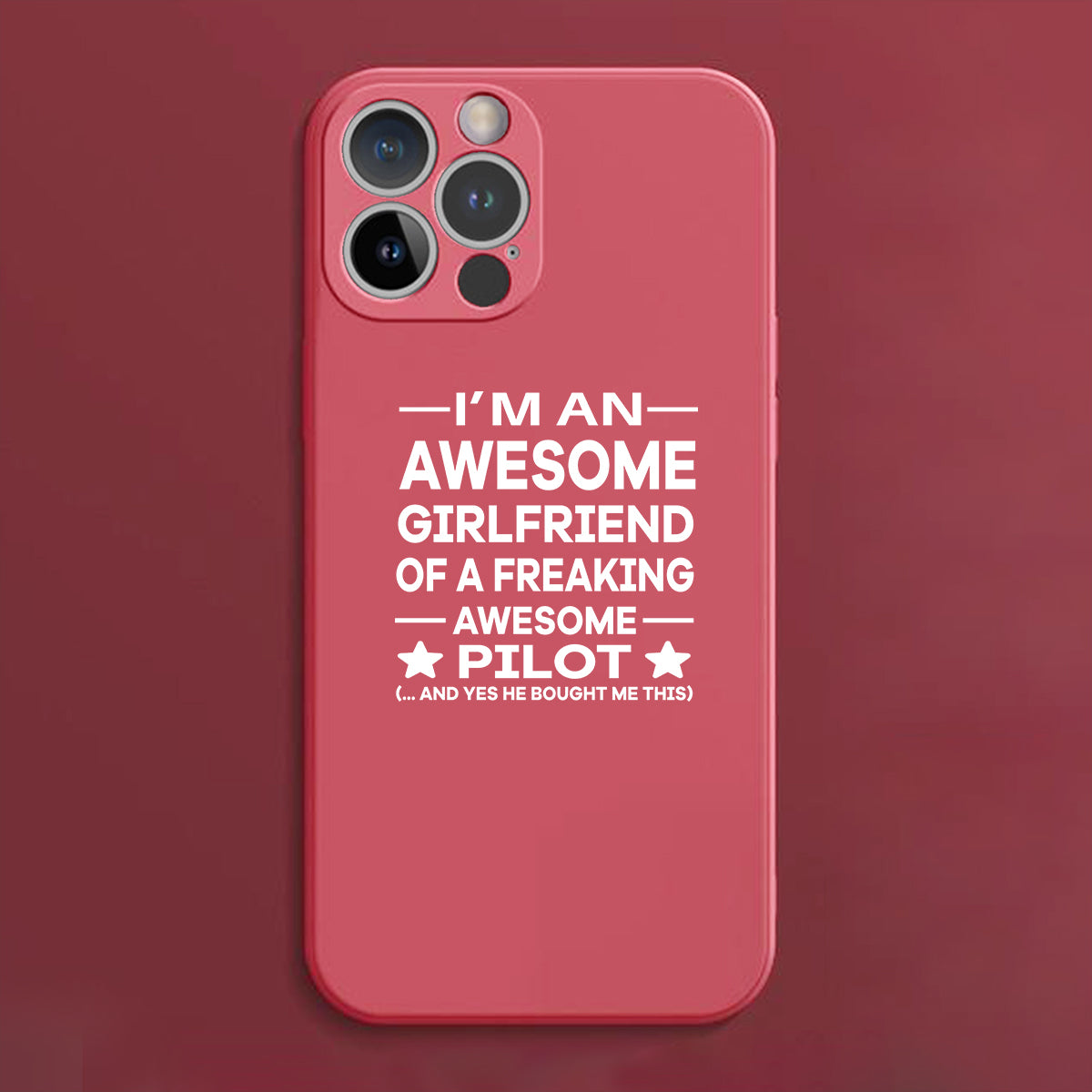 I am an Awesome Girlfriend Designed Soft Silicone iPhone Cases