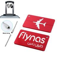 Thumbnail for Flynas Airlines Designed Aluminum Luggage Tags