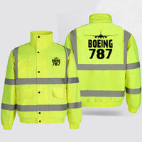 Thumbnail for Boeing 787 & Plane Designed Reflective Winter Jackets
