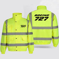 Thumbnail for Boeing 727 & Text Designed Reflective Winter Jackets