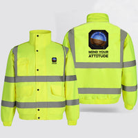 Thumbnail for Mind Your Attitude Designed Reflective Winter Jackets