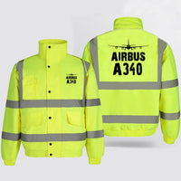 Thumbnail for Airbus A340 & Plane Designed Reflective Winter Jackets