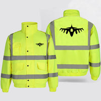 Thumbnail for Fighter Jet 16 Silhouette Designed Reflective Winter Jackets