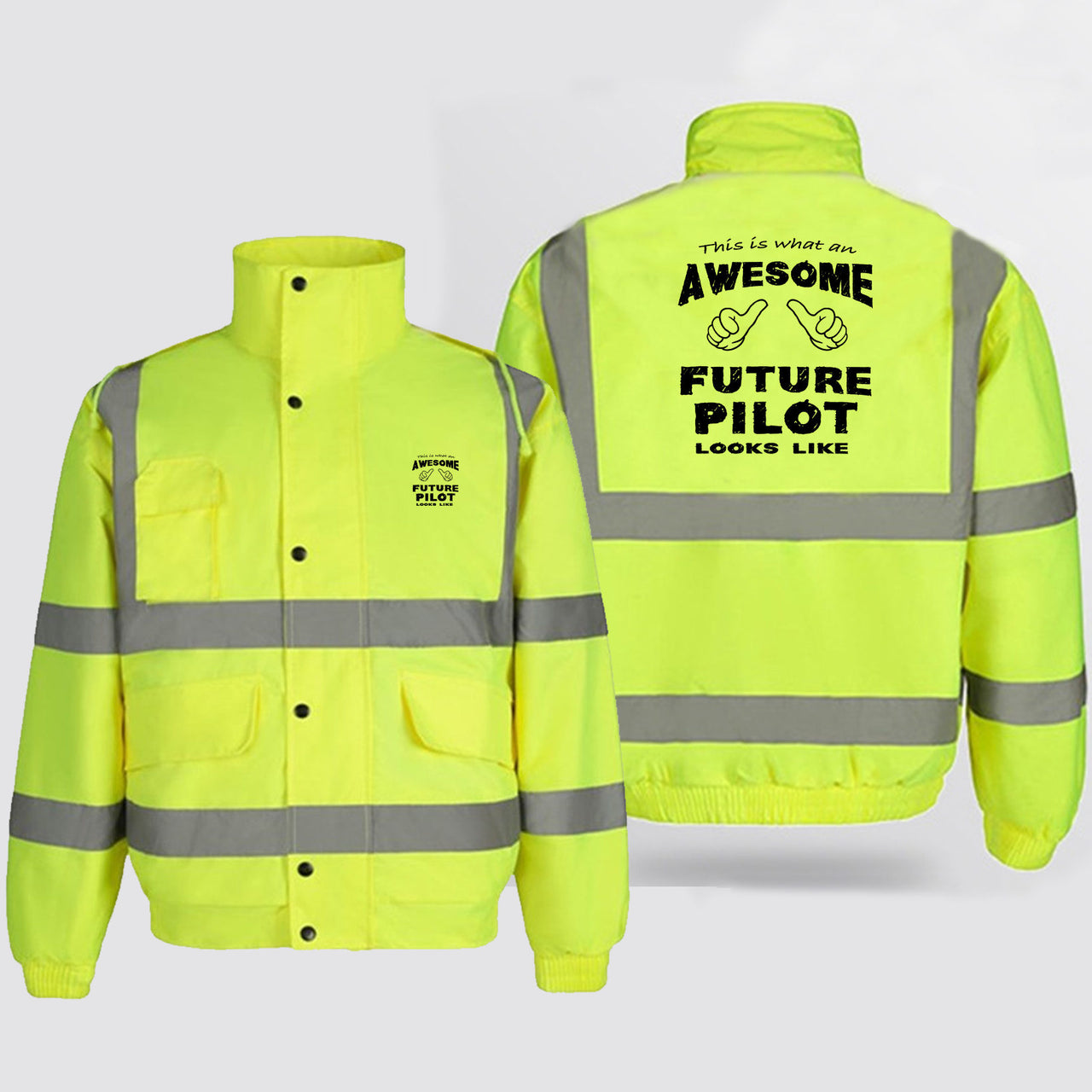 Future Pilot Designed Reflective Winter Jackets