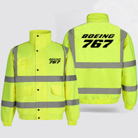 Thumbnail for Boeing 767 & Text Designed Reflective Winter Jackets