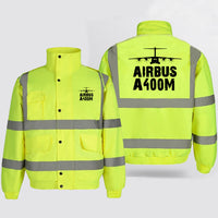 Thumbnail for Airbus A400M & Plane Designed Reflective Winter Jackets