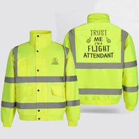 Thumbnail for Trust Me I'm a Flight Attendant Designed Reflective Winter Jackets