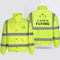 Thumbnail for I'D Rather Be Flying Designed Reflective Winter Jackets