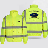 Thumbnail for Your Captain Is Speaking Designed Reflective Winter Jackets