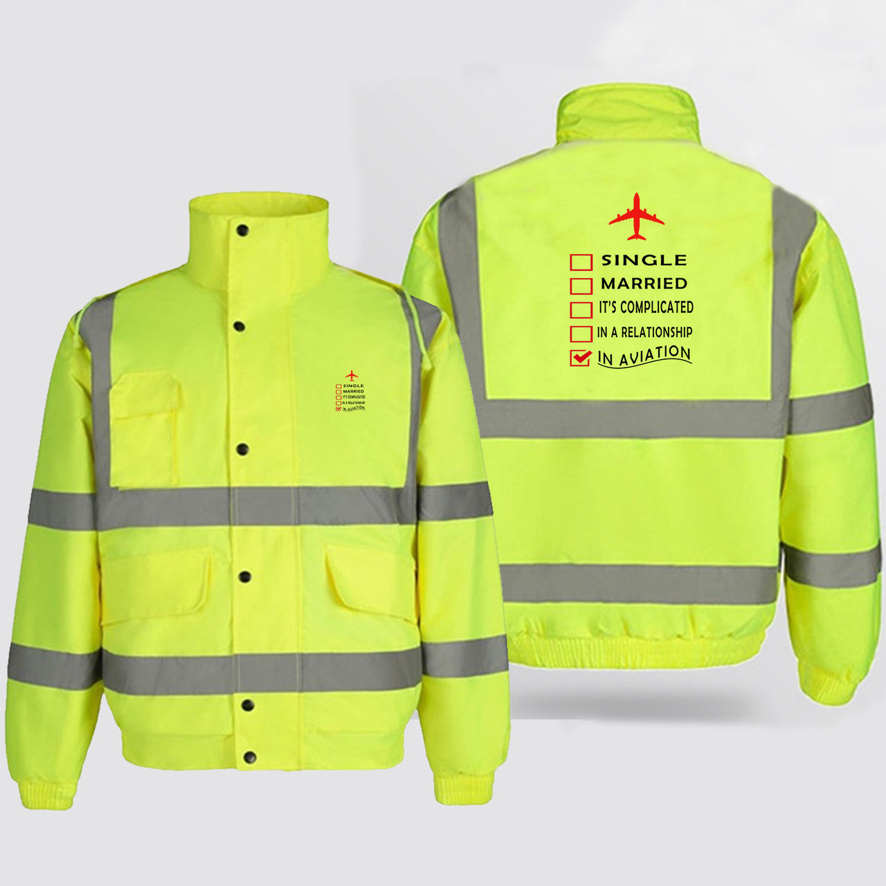 In Aviation Designed Reflective Winter Jackets