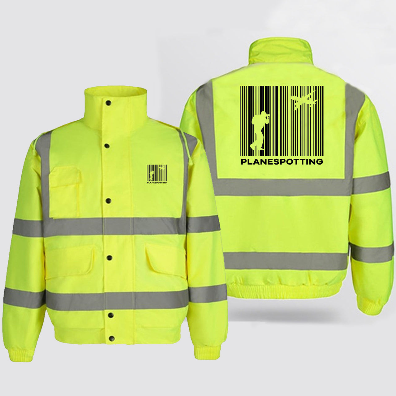 Planespotting Designed Reflective Winter Jackets