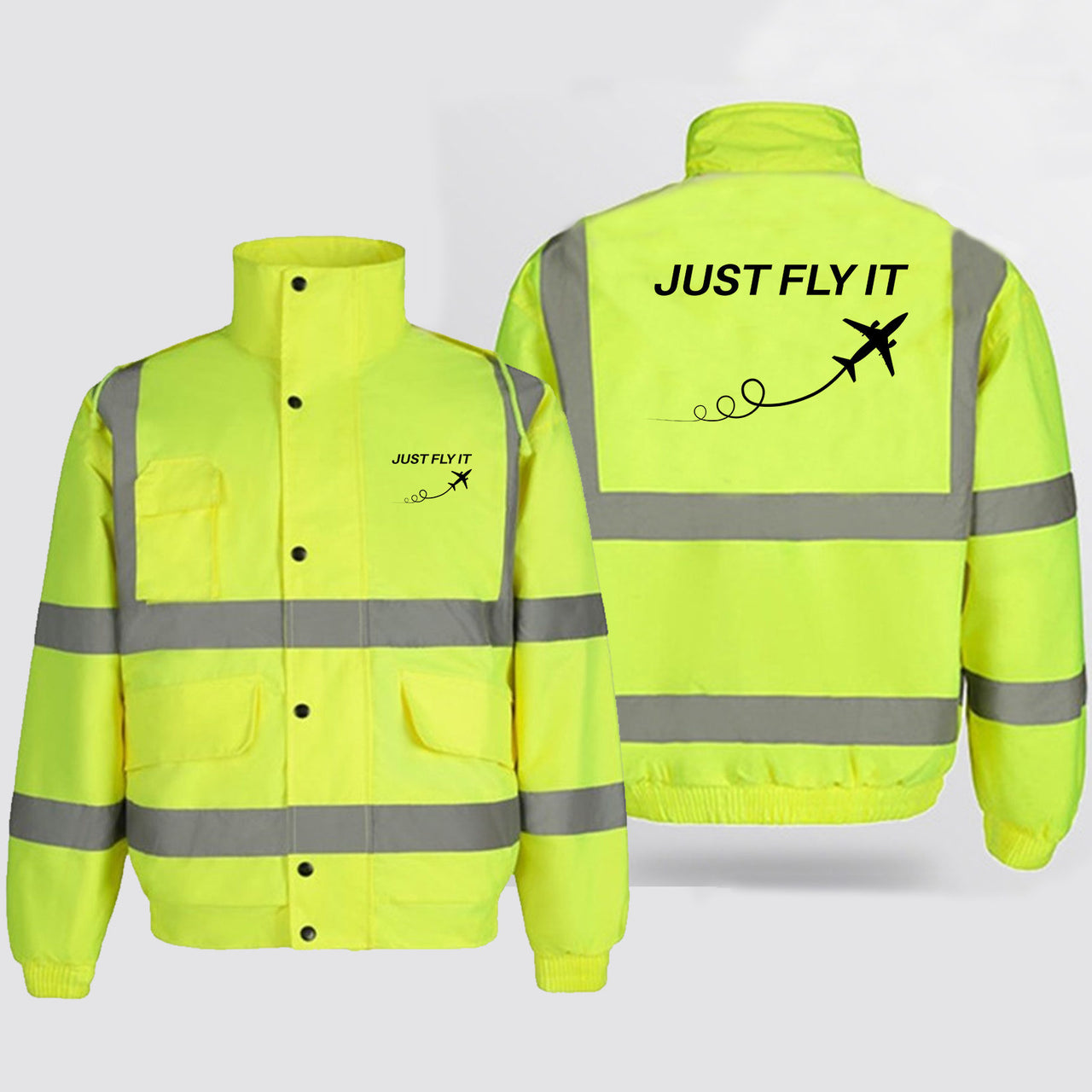 Just Fly It Designed Reflective Winter Jackets