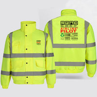 Thumbnail for Airline Pilot Label Designed Reflective Winter Jackets