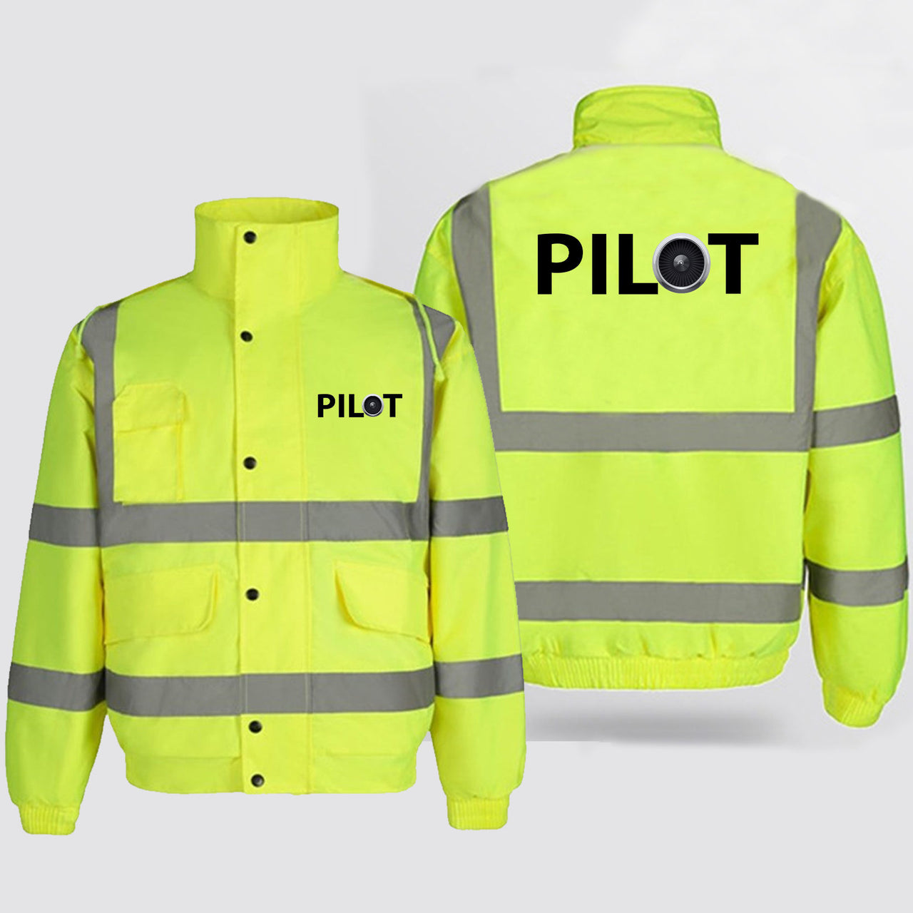 Pilot & Jet Engine Designed Reflective Winter Jackets
