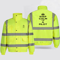 Thumbnail for Keep Calm I'm a Pilot Designed Reflective Winter Jackets