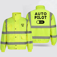 Thumbnail for Auto Pilot ON Designed Reflective Winter Jackets