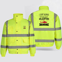 Thumbnail for I Don't Always Stop and Look at Helicopters Designed Reflective Winter Jackets