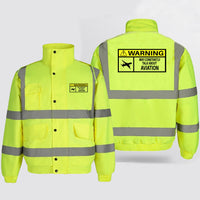 Thumbnail for Warning May Constantly Talk About Aviation Designed Reflective Winter Jackets