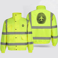 Thumbnail for Aviation Finger Print Designed Reflective Winter Jackets