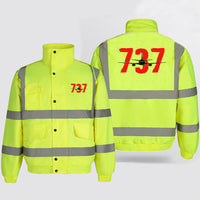 Thumbnail for Boeing 737 Designed Designed Reflective Winter Jackets