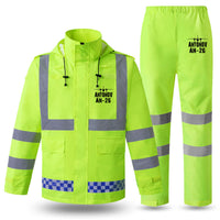 Thumbnail for Antonov AN-26 & Plane Designed Reflective Waterproof Rainsuit Set