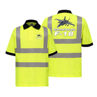 Thumbnail for The McDonnell Douglas F18 Designed Reflective Polo T-Shirts