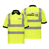 Thumbnail for The Airbus A350 WXB Designed Reflective Polo T-Shirts