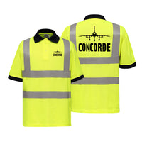 Thumbnail for Concorde & Plane Designed Reflective Polo T-Shirts