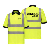Thumbnail for Airbus A310 & Text Designed Reflective Polo T-Shirts