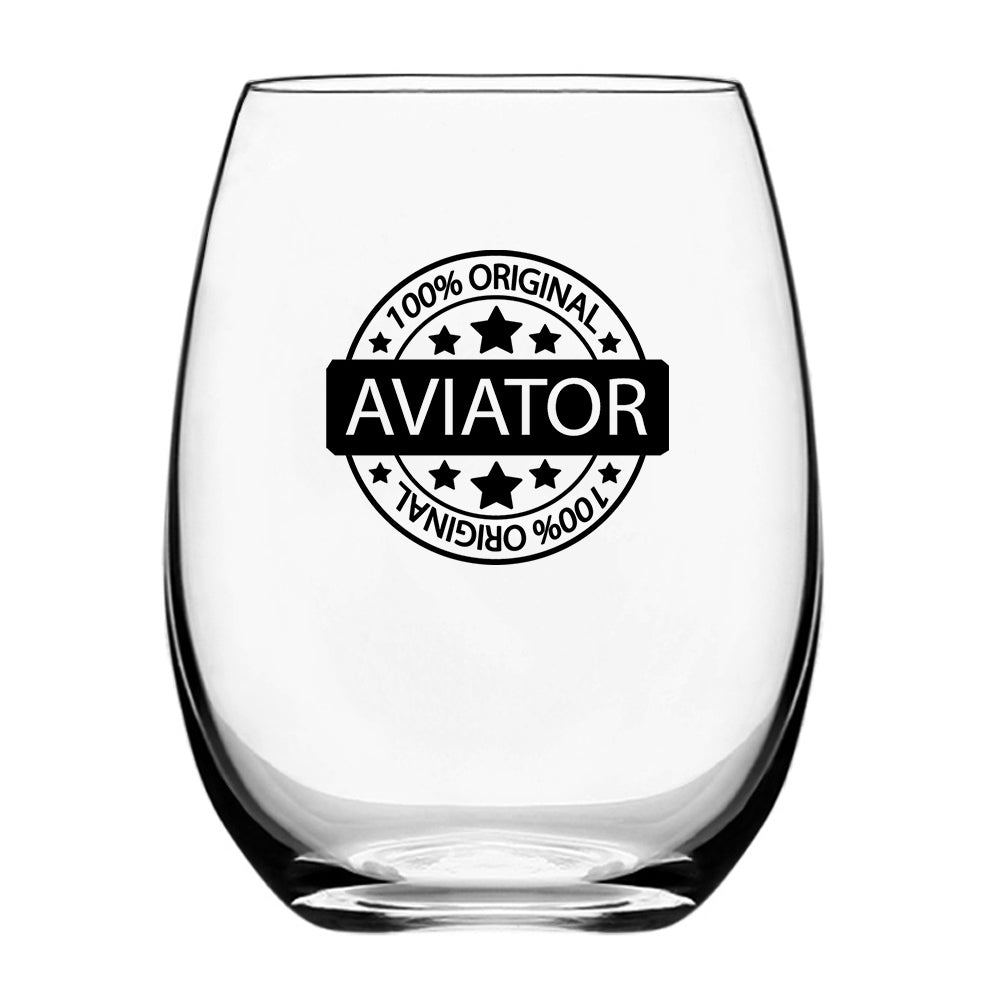 %100 Original Aviator Designed Water & Drink Glasses