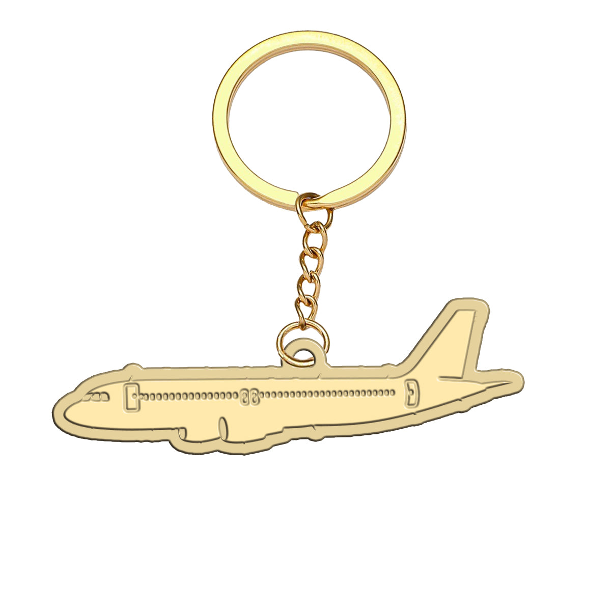 Airbus A320 Printed Designed Hollow Key Chains