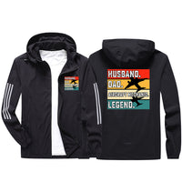 Thumbnail for Husband & Dad & Aircraft Mechanic & Legend Sport & Running Jackets