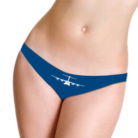Thumbnail for Airbus A400M Silhouette Designed Women T-back & Thongs